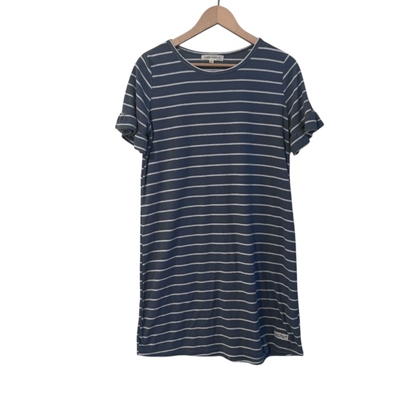 Simply Southern Dresses & Skirts - Simply Southern Women’s Blue and White Striped Short Sleeve Dress Size M